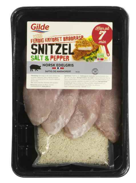 Bilde av Gilde Edelgris Svinesnitzel. Bilde av Gilde Edelgris Svinesnitzel.