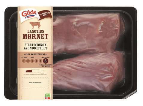 Bilde av Gilde Langtidsmørnet filet mignon av indrefilet.