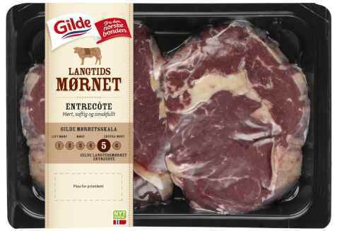 Bilde av Gilde Langtidsmørnet Entrecôte.