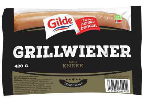 Bilde av Gilde grillwiener. Bilde av Gilde grillwiener.