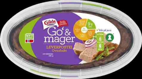 Bilde av Gilde Go og mager ovnsbakt leverpostei.