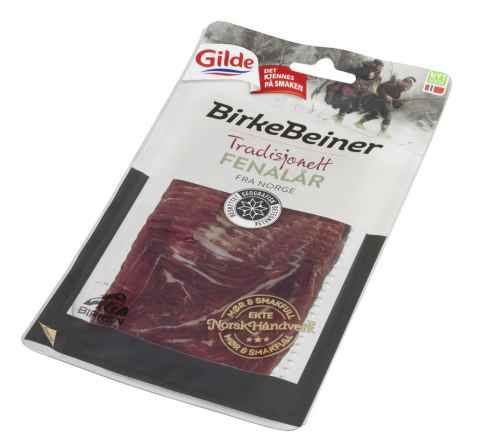 Bilde av Gilde Birkebeiner fenalår. Bilde av Gilde Birkebeiner fenalår.