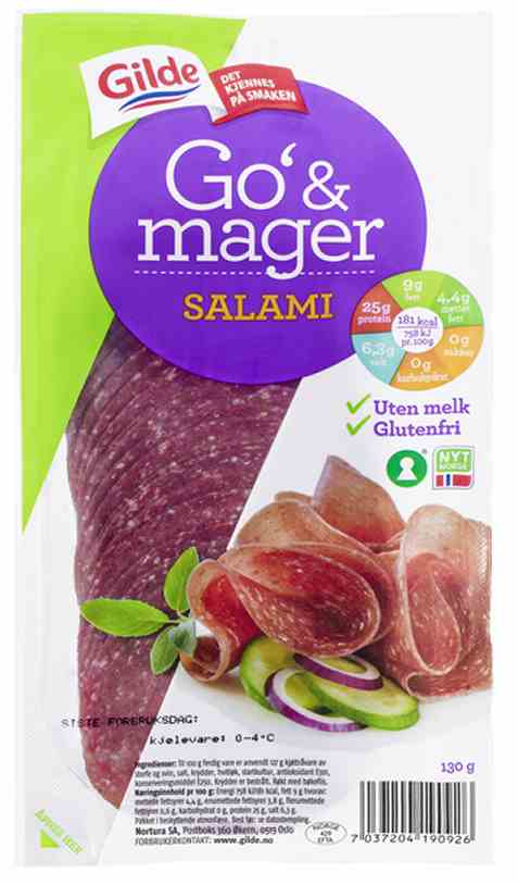 Bilde av Gilde Go og Mager salami. Bilde av Gilde Go og Mager salami.