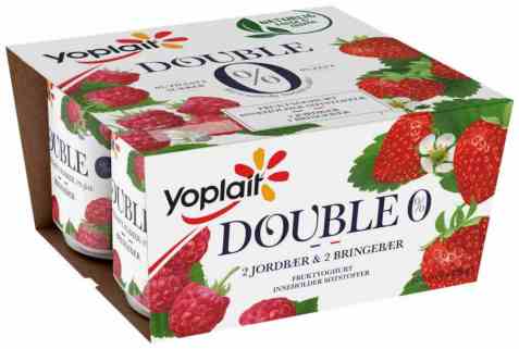 Bilde av Fjordland Yoplait Dobbel 0 prosent bringebær. Bilde av Fjordland Yoplait Dobbel 0 prosent bringebær.