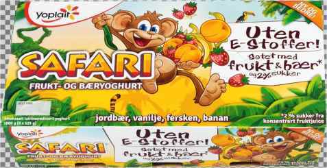 Bilde av Fjordland Yoplait Safari Banan. Bilde av Fjordland Yoplait Safari Banan.