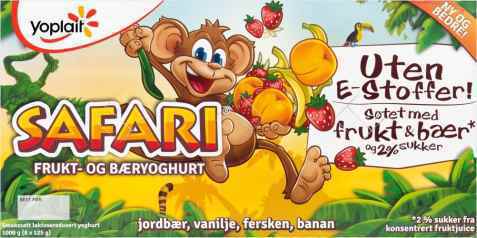 Bilde av Fjordland Yoplait Safari Fersken. Bilde av Fjordland Yoplait Safari Fersken.