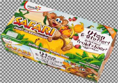 Bilde av Fjordland Yoplait Safari Jordbær. Bilde av Fjordland Yoplait Safari Jordbær.