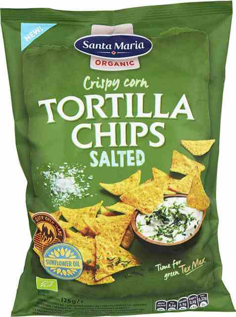Bilde av Santa maria Organic Tortilla Chips Salted.