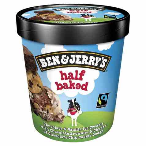 Bilde av Ben and Jerry Half baked. Bilde av Ben and Jerry Half baked.