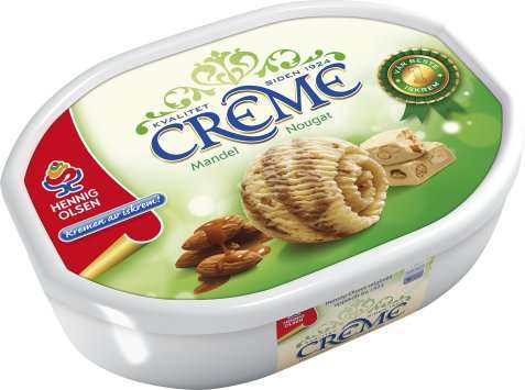 Bilde av Hennig Olsen Creme mandel nougat. Bilde av Hennig Olsen Creme mandel nougat.