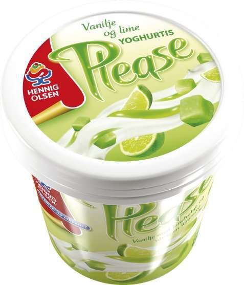 Bilde av Hennig Olsen please vanilje Lime.