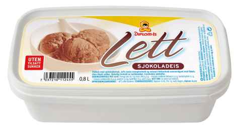 Bilde av Diplom-is lettis sjokolade. Bilde av Diplom-is lettis sjokolade.