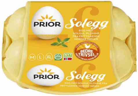Bilde av Prior egg ML solegg frittgående 6 stk. Bilde av Prior egg ML solegg frittgående 6 stk.