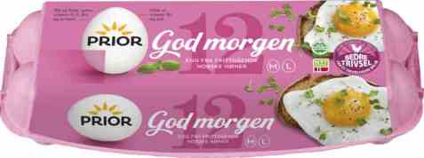 Bilde av Prior egg ML God Morgen frittgående. Bilde av Prior egg ML God Morgen frittgående.