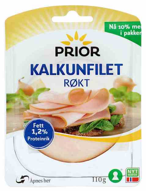 Bilde av Prior kalkunfilet røkt pålegg. Bilde av Prior kalkunfilet røkt pålegg.