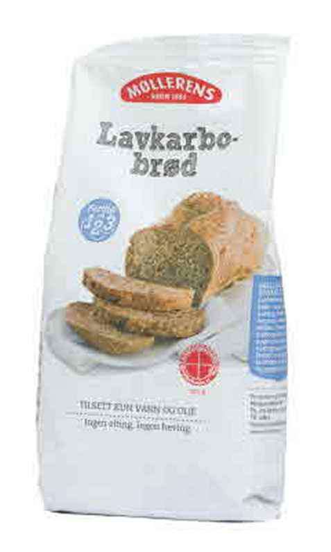 Bilde av Møllerens lavkarbobrød. Bilde av Møllerens lavkarbobrød.