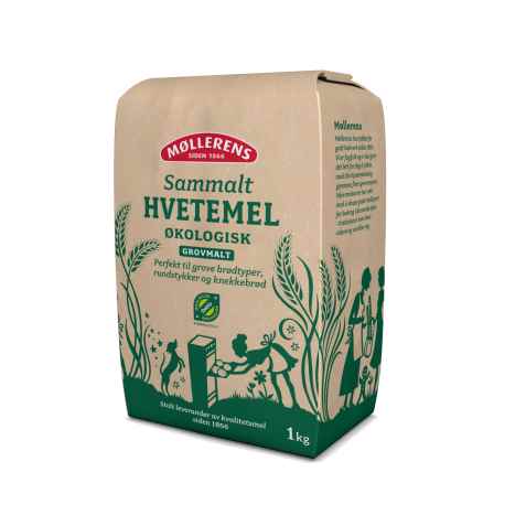 Bilde av Møllerens Økologisk sammalt hvete grov. Bilde av Møllerens Økologisk sammalt hvete grov.