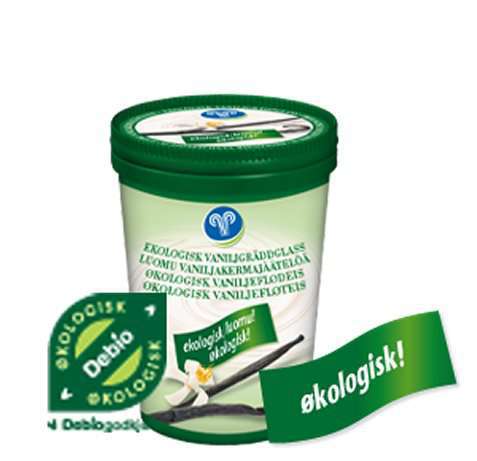 Bilde av Hjem Is Økologisk vaniljefløteis.