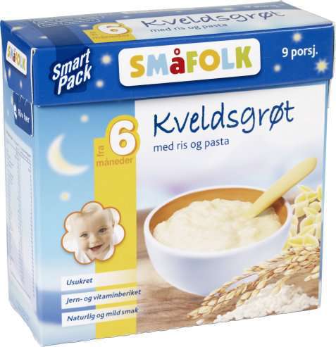 Bilde av Småfolk kveldsgrøt ris og pasta. Bilde av Småfolk kveldsgrøt ris og pasta.