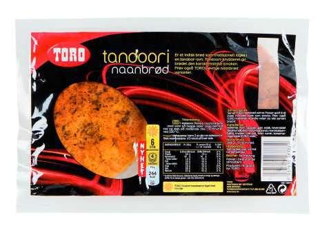 Bilde av Toro tandoori naanbrød.