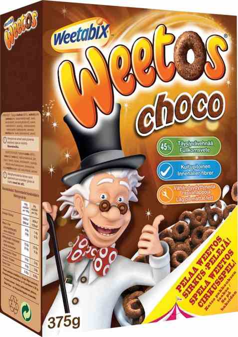 Bilde av Weetabix weetos choco.