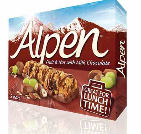 Bilde av Weetabix alpen fruit nut og chocolate bar. Bilde av Weetabix alpen fruit nut og chocolate bar.