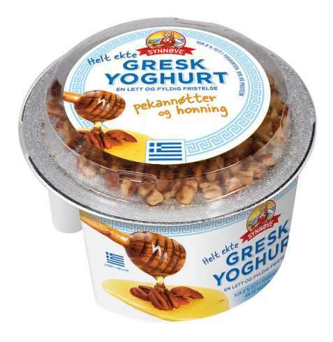 Bilde av Synnøve gresk yoghurt pekan og honning. Bilde av Synnøve gresk yoghurt pekan og honning.