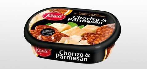 Bilde av Kavli Ekstra smak - Chorizo & Parmesan. Bilde av Kavli Ekstra smak - Chorizo & Parmesan.