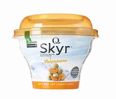 Bilde av Q skyr melonmani. Bilde av Q skyr melonmani.
