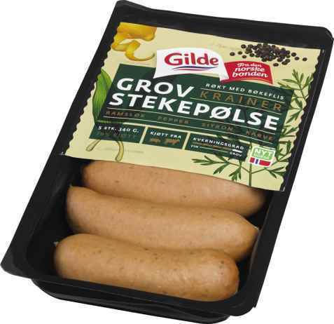 Bilde av Gilde Stekepølse Krainer. Bilde av Gilde Stekepølse Krainer.