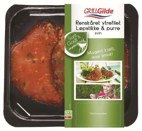 Bilde av Gilde svin ytrefilet løpstikke og purre. Bilde av Gilde svin ytrefilet løpstikke og purre.