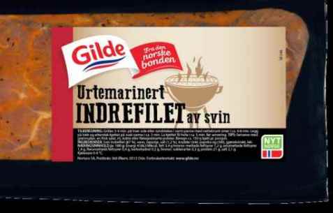 Bilde av Gilde urtemarinert svin indrefilet. Bilde av Gilde urtemarinert svin indrefilet.