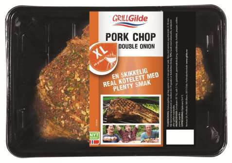 Bilde av Gilde pork chop double onion.