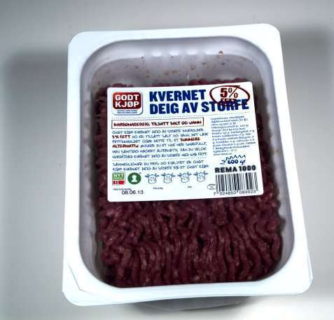 Bilde av Rema 1000 Godt kjøp kvernet deig av storfe. Bilde av Rema 1000 Godt kjøp kvernet deig av storfe.