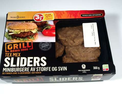 Bilde av Rema 1000 Tex mex sliders. Bilde av Rema 1000 Tex mex sliders.