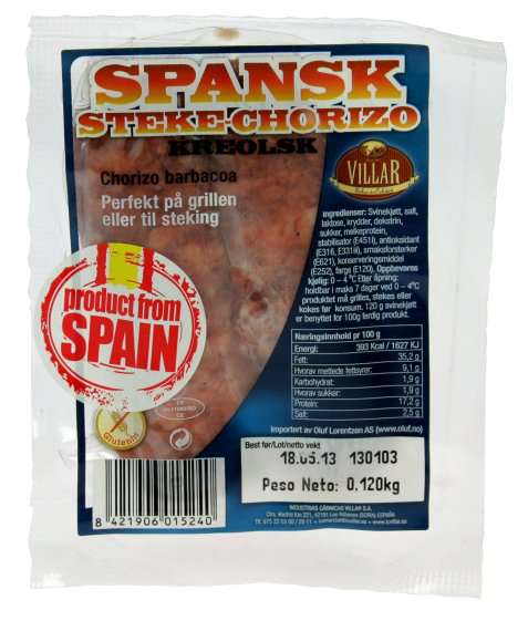 Bilde av Chorizo bbq kreolsk.