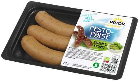Bilde av Prior Pestopølse. Bilde av Prior Pestopølse.