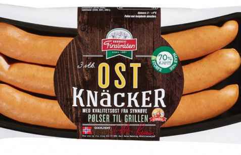 Bilde av Finsbråten knacker Ost. Bilde av Finsbråten knacker Ost.