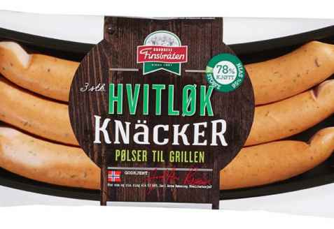 Bilde av Finsbråten Hvitløksknacker. Bilde av Finsbråten Hvitløksknacker.