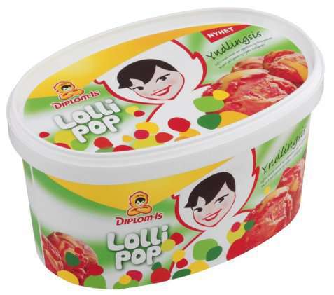 Bilde av Diplom-is yndlingsis lollipop. Bilde av Diplom-is yndlingsis lollipop.