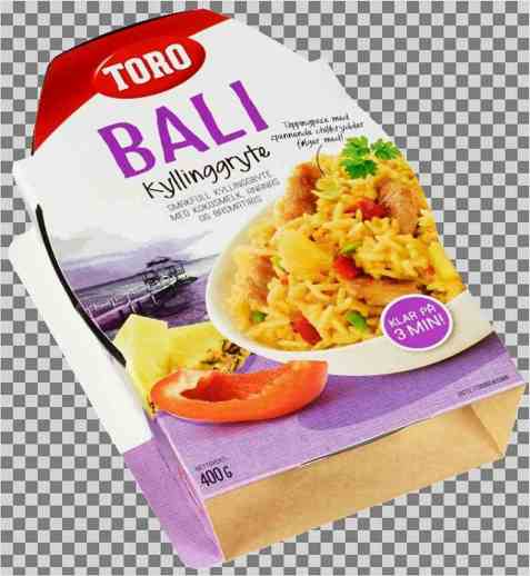 Bilde av Toro Bali kyllinggryte ferdig. Bilde av Toro Bali kyllinggryte ferdig.