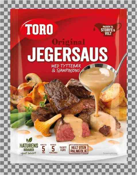 Bilde av Toro jegersaus med tyttebær. Bilde av Toro jegersaus med tyttebær.