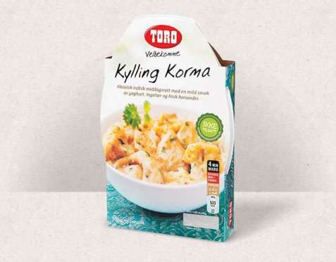 Bilde av Toro Velbekomme Kylling Korma. Bilde av Toro Velbekomme Kylling Korma.