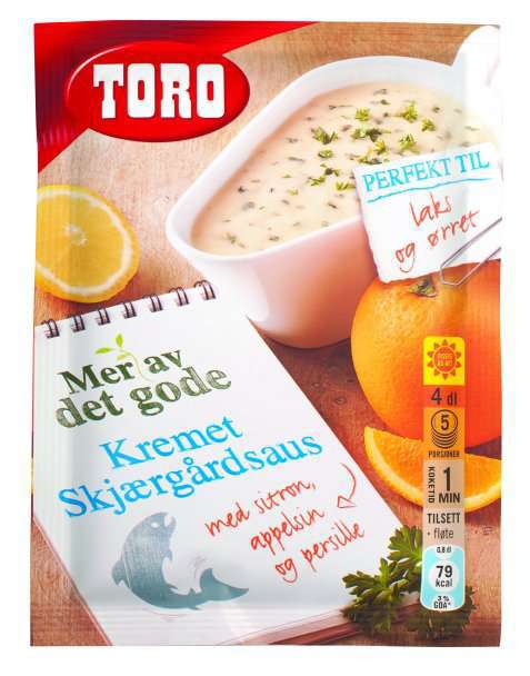 Bilde av Toro skjærgårdsaus med sitron, appelsin og persille. Bilde av Toro skjærgårdsaus med sitron, appelsin og persille.