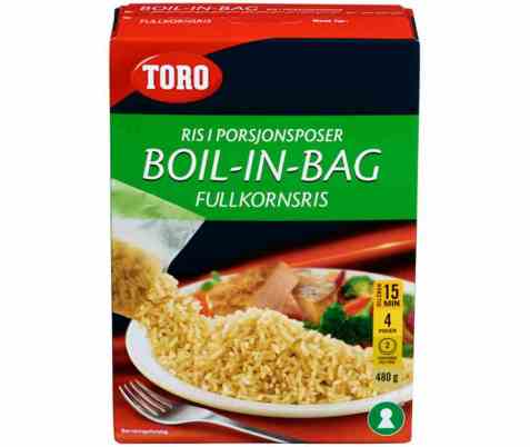 Bilde av Toro Boil in bag fullkornsris. Bilde av Toro Boil in bag fullkornsris.