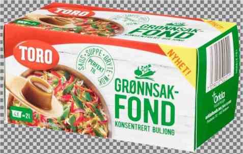 Bilde av Toro grønnsaksfond. Bilde av Toro grønnsaksfond.