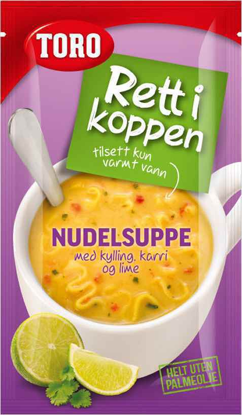 Bilde av Toro Rett i koppen nudelsuppe med kylling. Bilde av Toro Rett i koppen nudelsuppe med kylling.