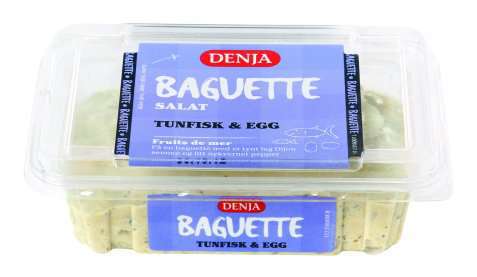 Bilde av Denja Baguettesalat tunfisk og egg. Bilde av Denja Baguettesalat tunfisk og egg.