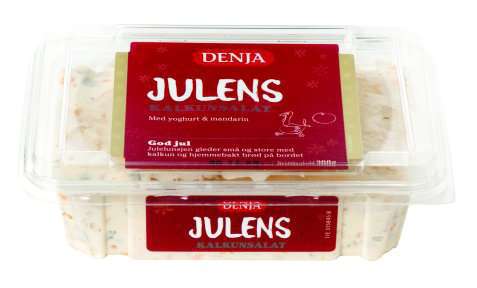 Bilde av Denja julens kalkunsalat. Bilde av Denja julens kalkunsalat.