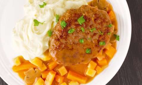 Bilde av Fjordland Biffkarbonade med saus.